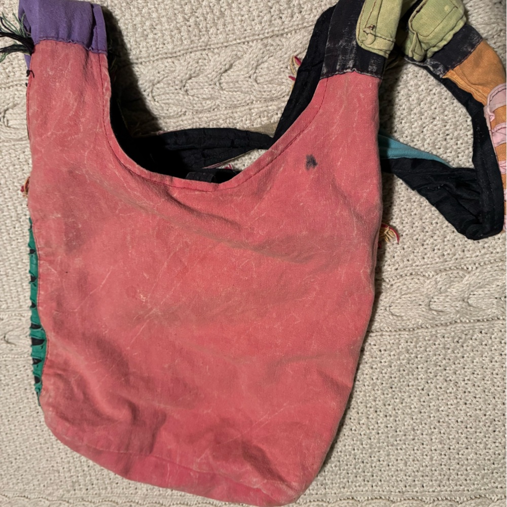 Colorful Patchwork Shoulder Bag - Picture 9 of 11
